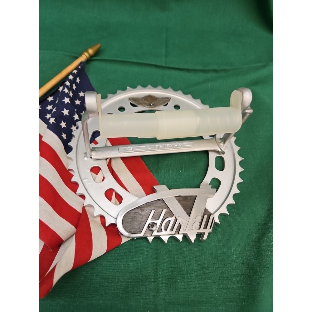 HARLEY DAVIDSON Sprocket Toilet Paper Holder Craftsman Wrenches Bathroom‎ CUSTOM
